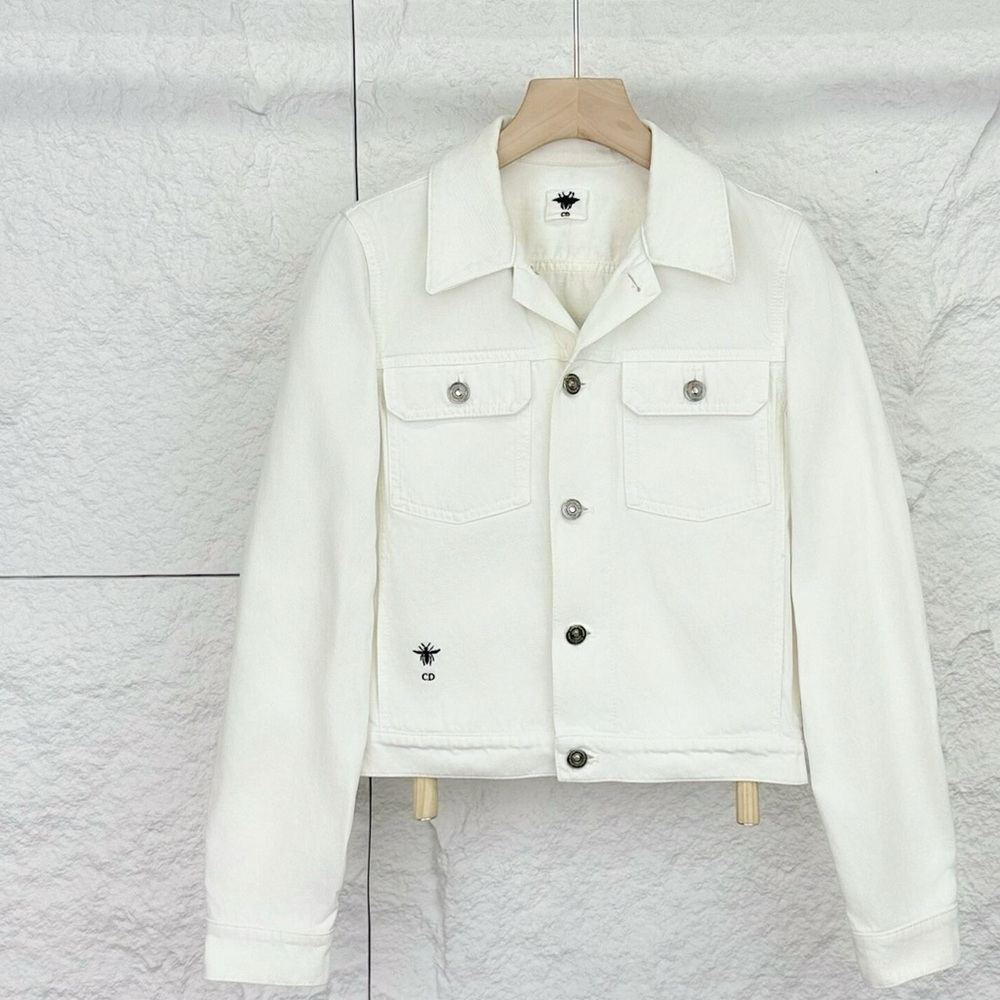 Authentic Dior Ivory Jean Jacket